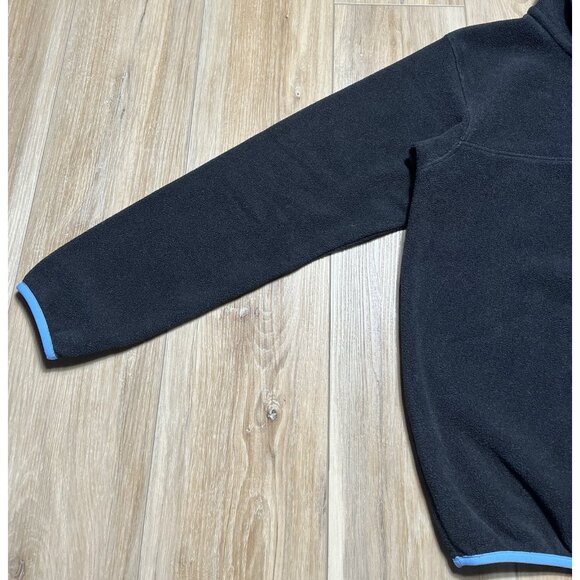 Patagonia Synchilla Snap T Black Fleece Pullover Sweater - Women Size Small - Picture 6 of 15